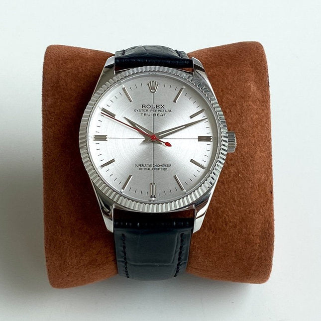 OYSTER PERPETUAL 41 STEEL CASE LEATHER