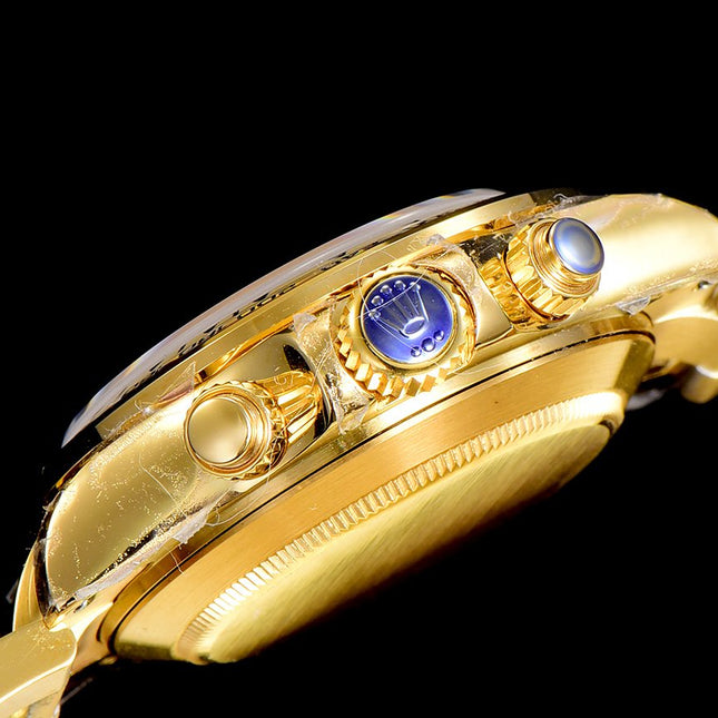 DAYTONA CUSTOM GOLD BLUE MOP DIAL
