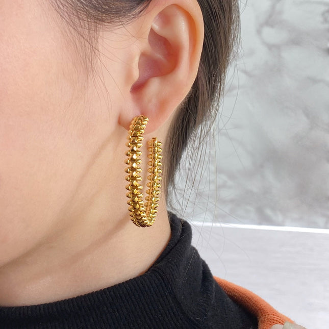 CLASH HOOP EARRINGS