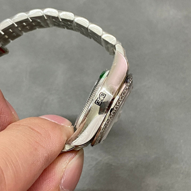 DATEJUST 28MM DIAMOND BEZEL STAINLESS STEEL