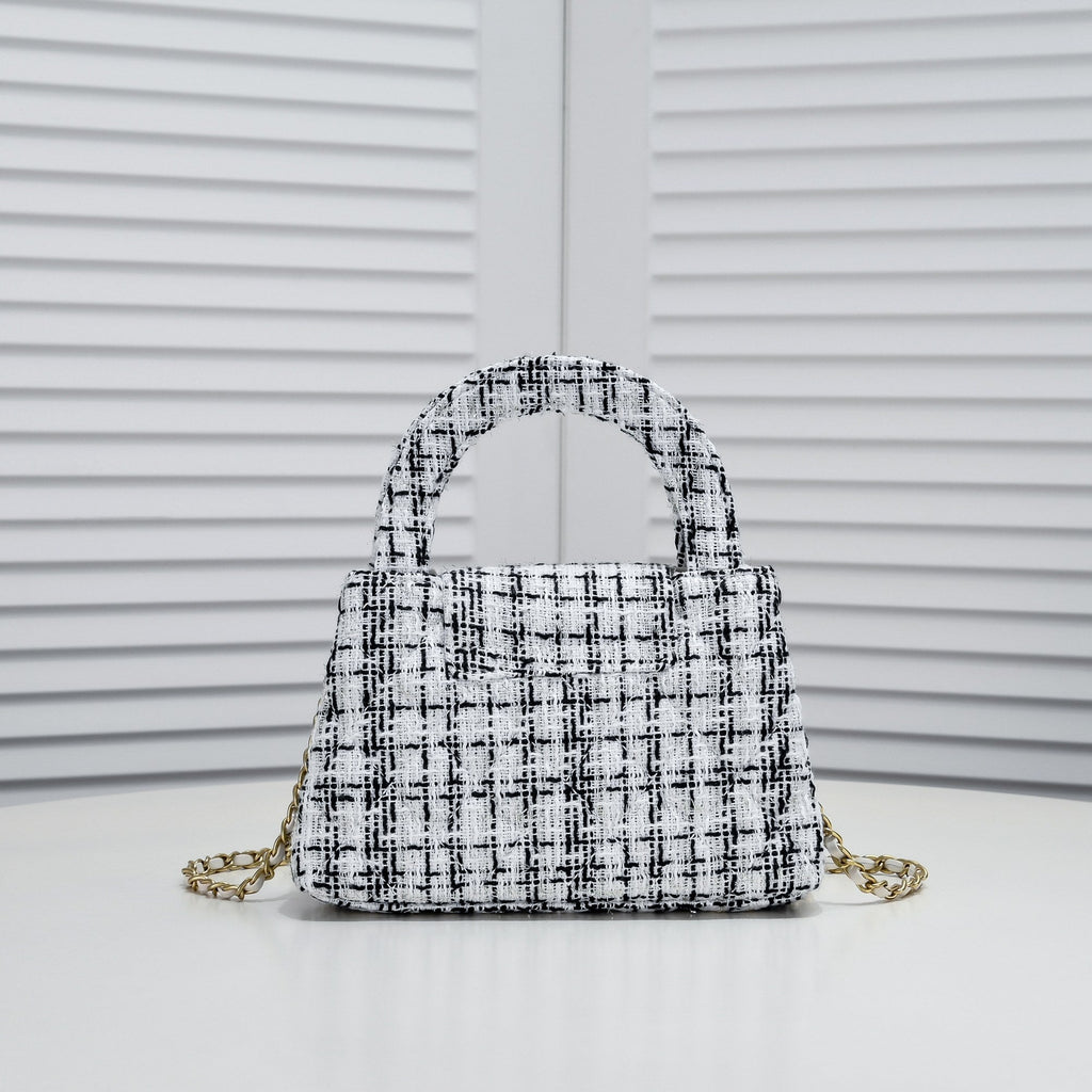 TWEED FABRIC 19CM 6170 WHITE