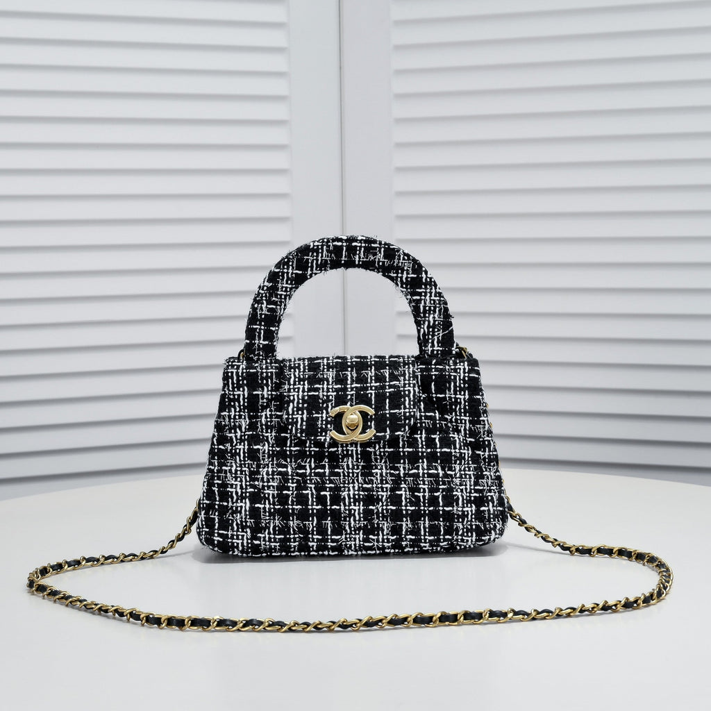 TWEED FABRIC 19CM 6170 BLACK