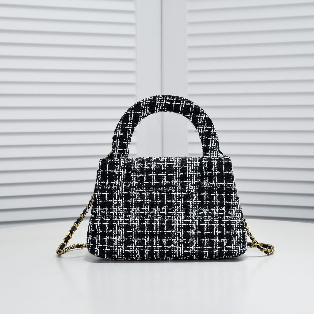TWEED FABRIC 19CM 6170 BLACK