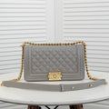CAVIAR BOY BAG MEDIUM 67086 GREY
