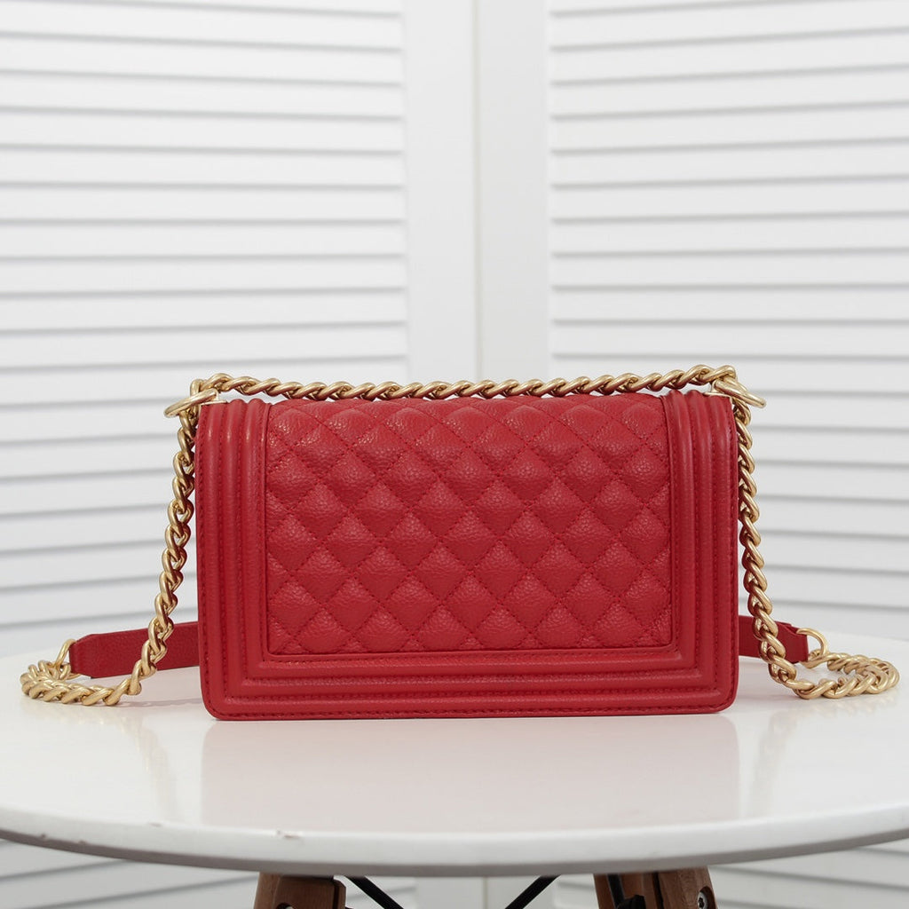 CAVIAR BOY BAG MEDIUM 67086 RED