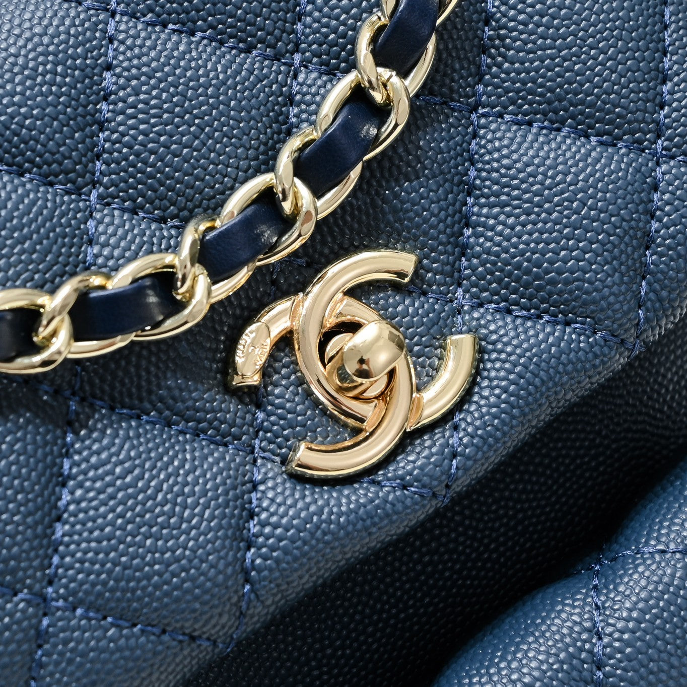 DOUBLE-SHOULDER MINI BACKPACK 9111 NAVY BLUE