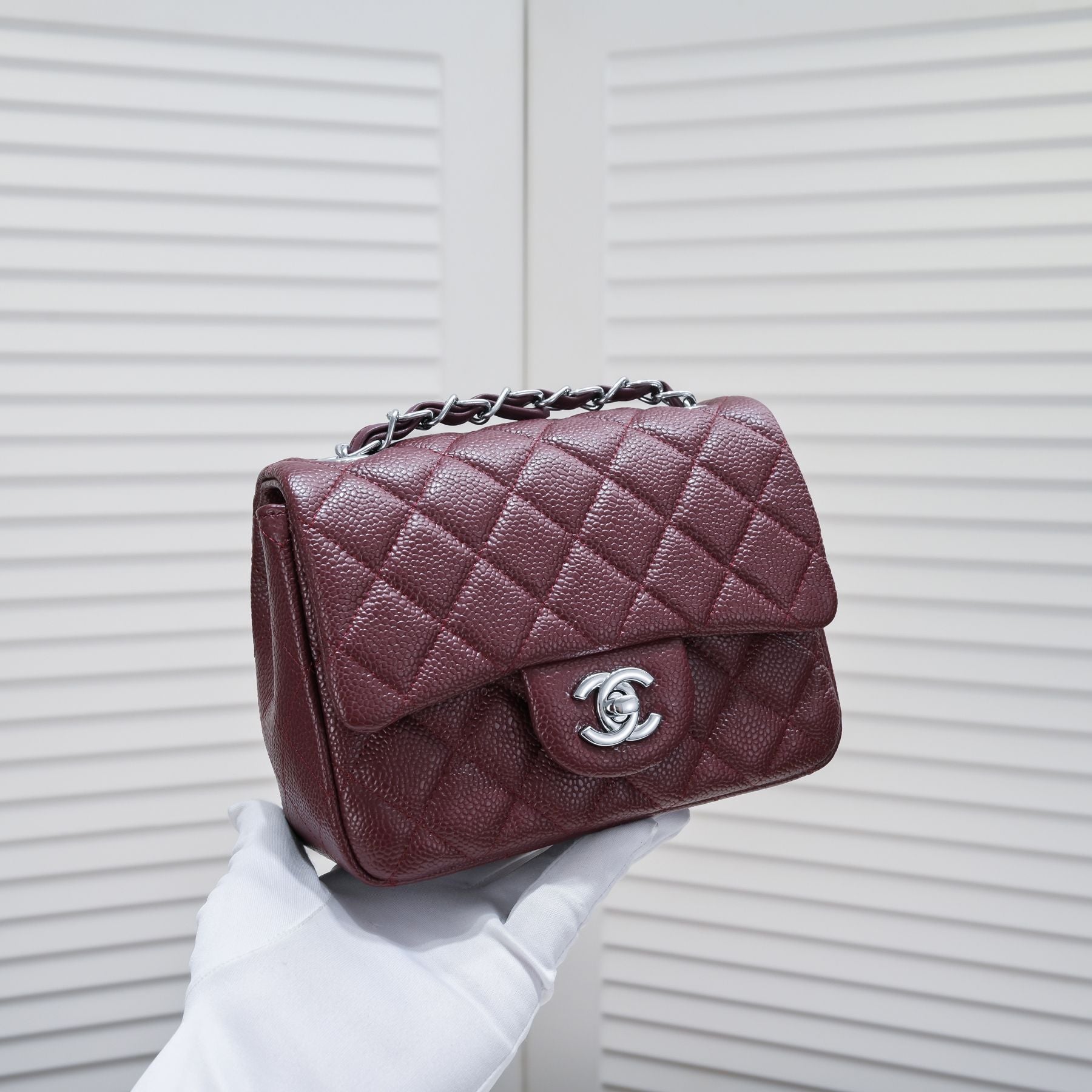 MINI CAVIAR 17CM 1115 PLUM RED