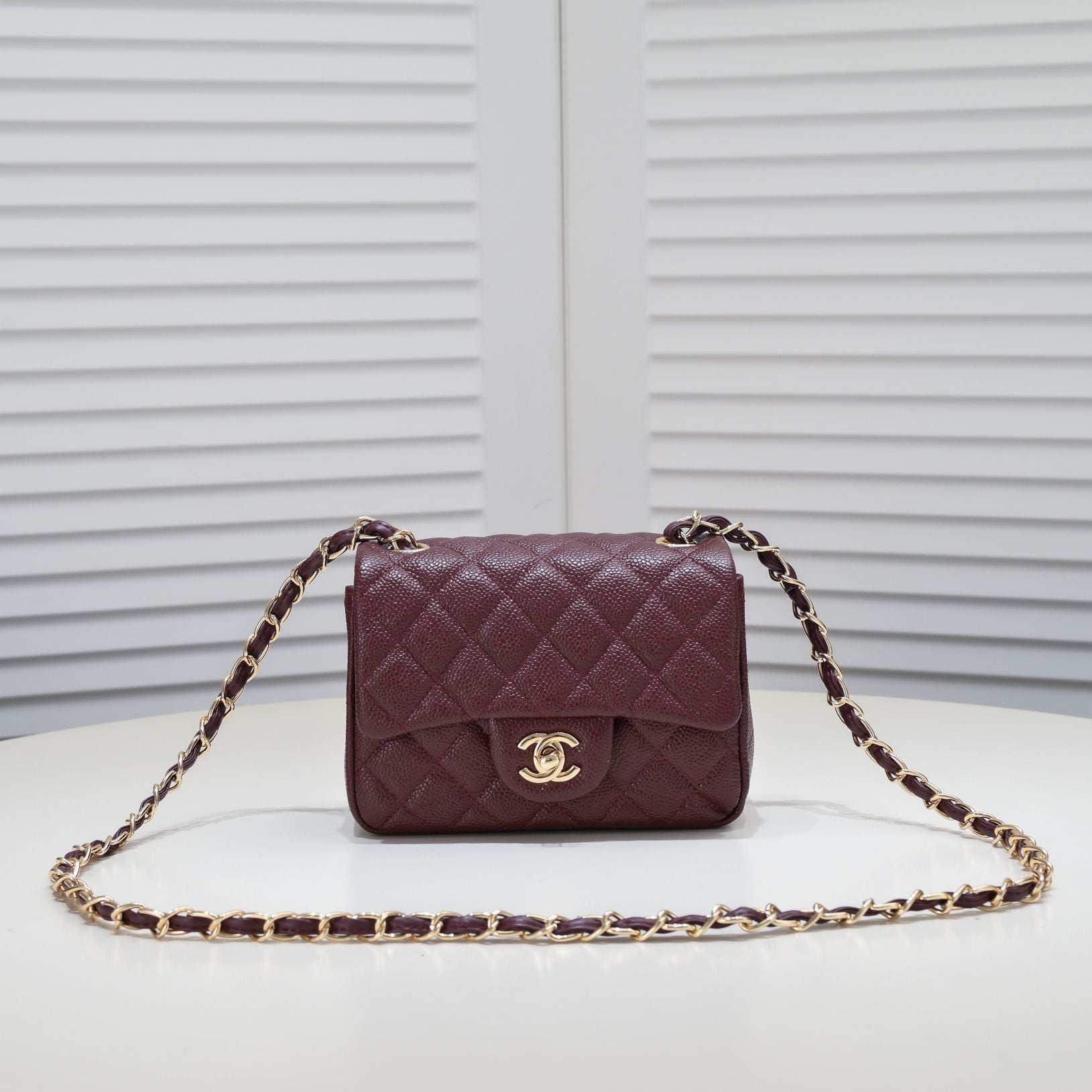 MINI CAVIAR 17CM 1115 PLUM RED
