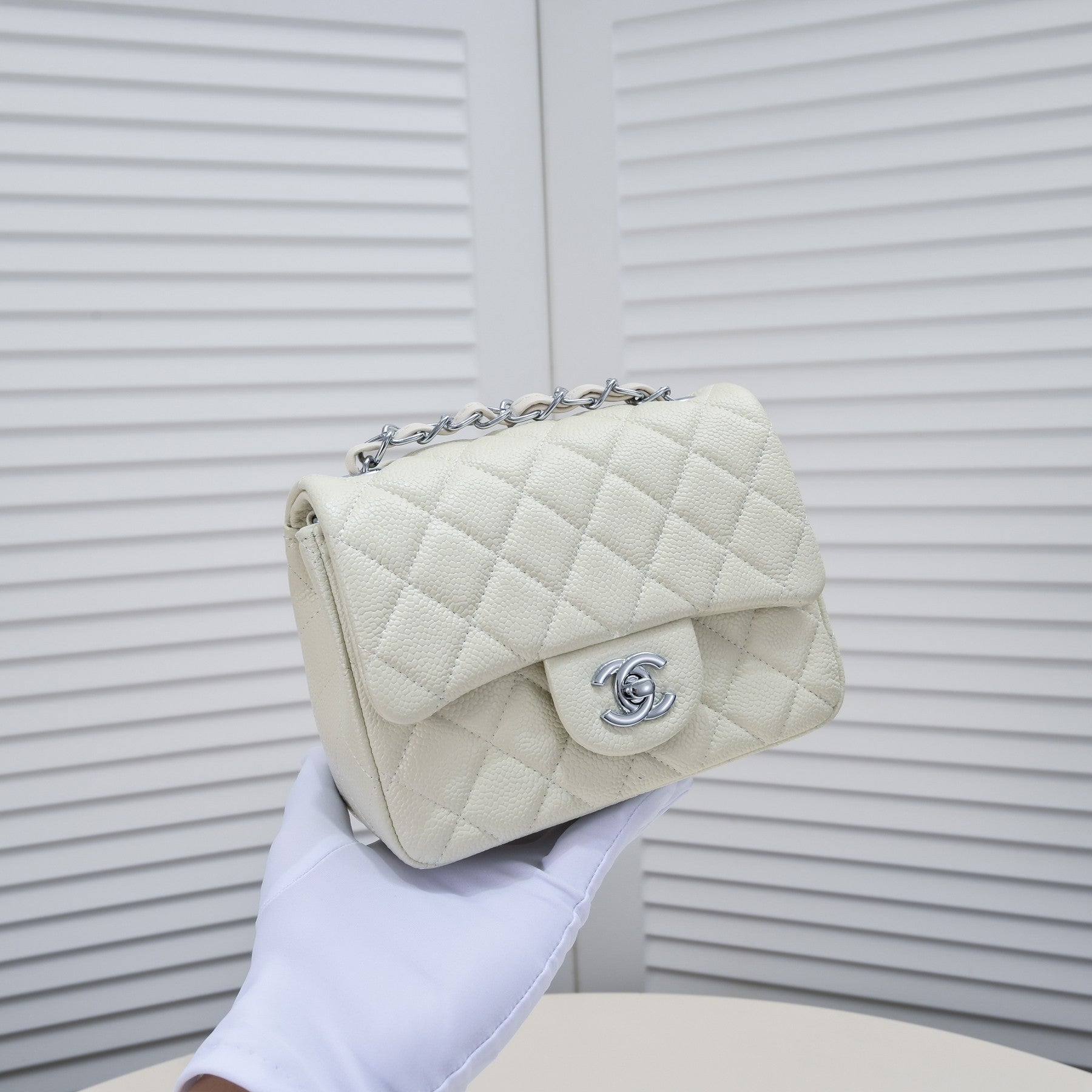 MINI CAVIAR 17CM 1115 CREAM WHITE