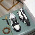LV TRAINER JEAN SNEAKER WHITE BLACK