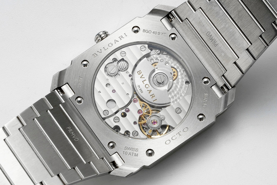 OCTO FINISSIMO AUTOMATIC STEEL CASE BLACK DIAL