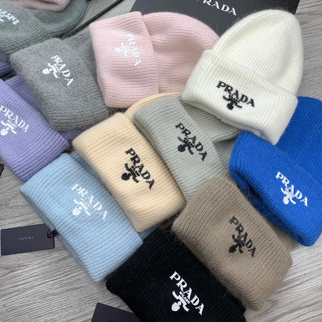 BEANIE HAT IN WHITE WOOL 108748