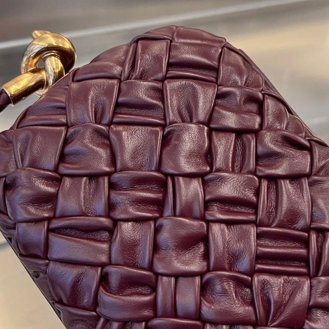 KNOT 20 IN BAROLO LAMBSKIN WITH CHAIN