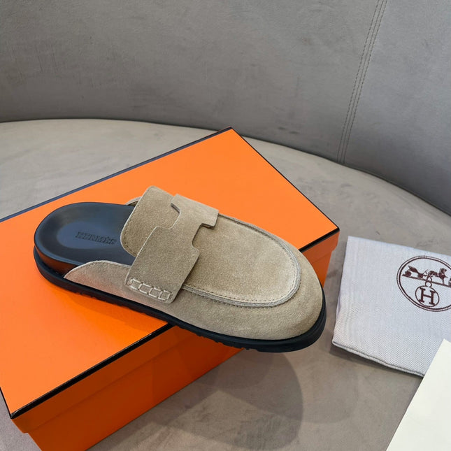 G0 MULE BEIGE SUEDE