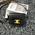 TRIOMPHE TEEN 18 BLACK COWHIDE LEATHER