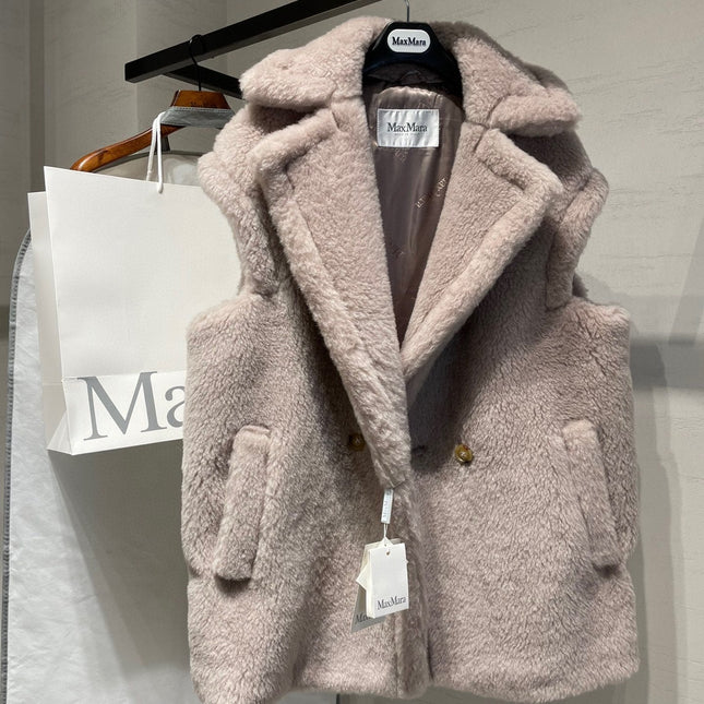 MAX MARA 25S SLEEVELESS TEDDY VEST 99550
