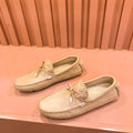 LV LOAFER IN CAMEL BROWN EMBOSSED CALFSKIN