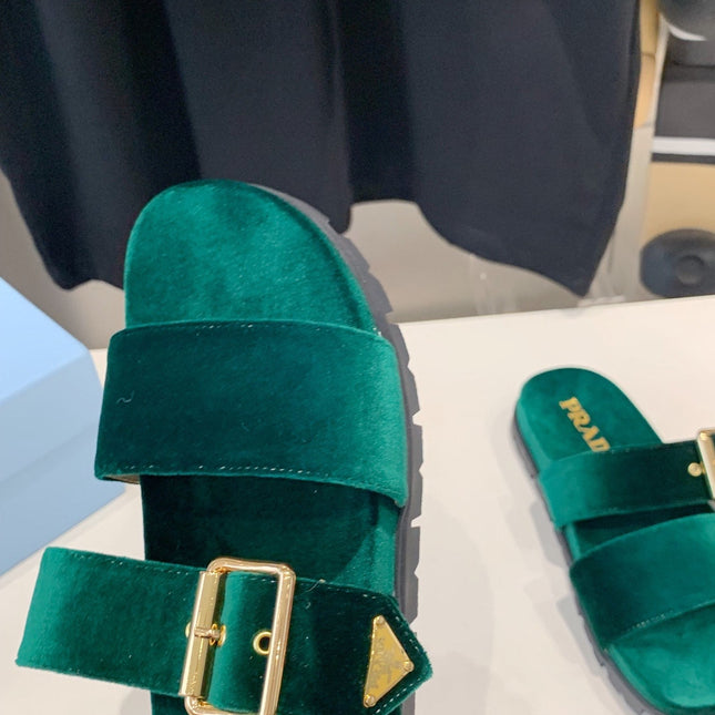 PRA SLIDES SANDALS OCEAN VELVET