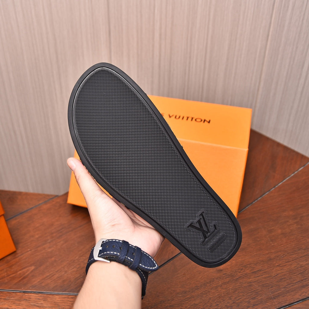 LV MULE SANDAL YELLOW MIX PURPLE CALFSKIN