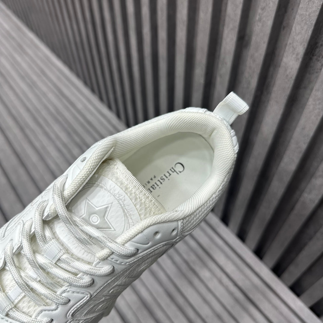 CD CHRONO SNEAKER WHITE CALFSKIN