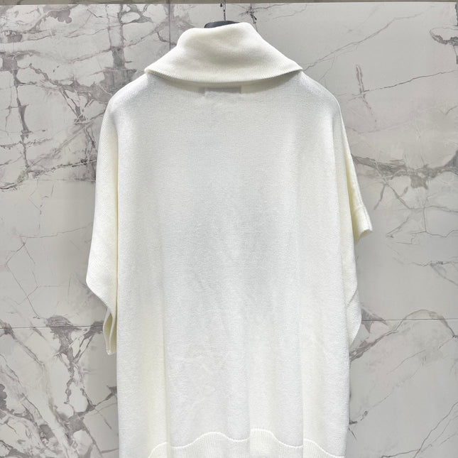 DIOR 25S TURTLENECK PONCHO SWEATER STYLE 383