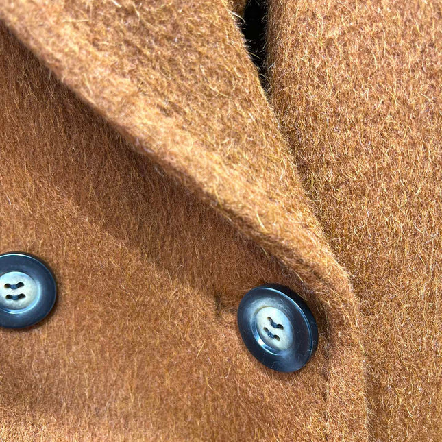 MAX MARA 25S DOUBLE-BREASTED WOOL COAT 213