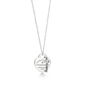 HEART AND KEY SILVER NECKLACE