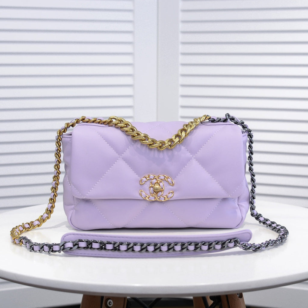 19 FLAP BAG 26CM 9010 PURPLE