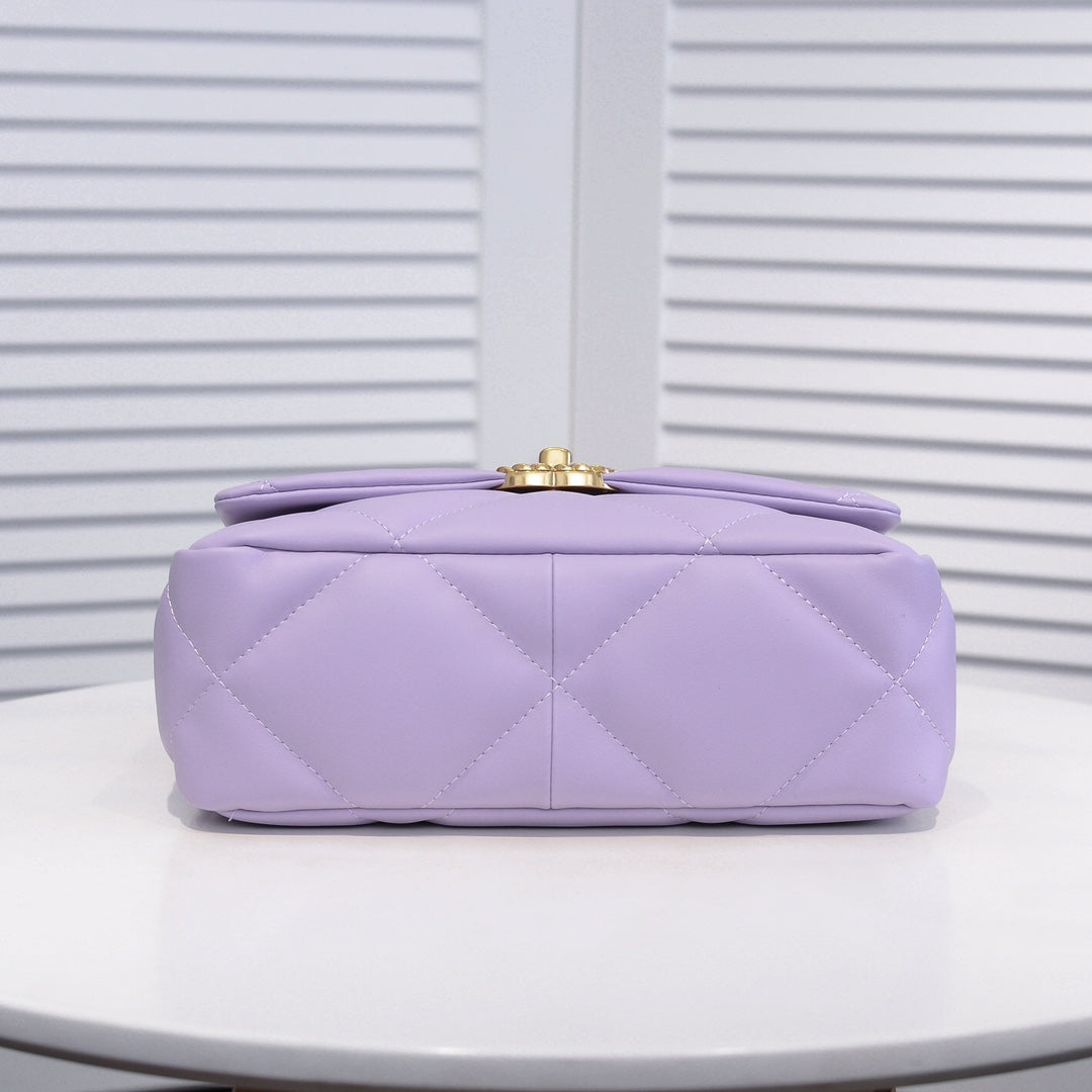 19 FLAP BAG 26CM 9010 PURPLE