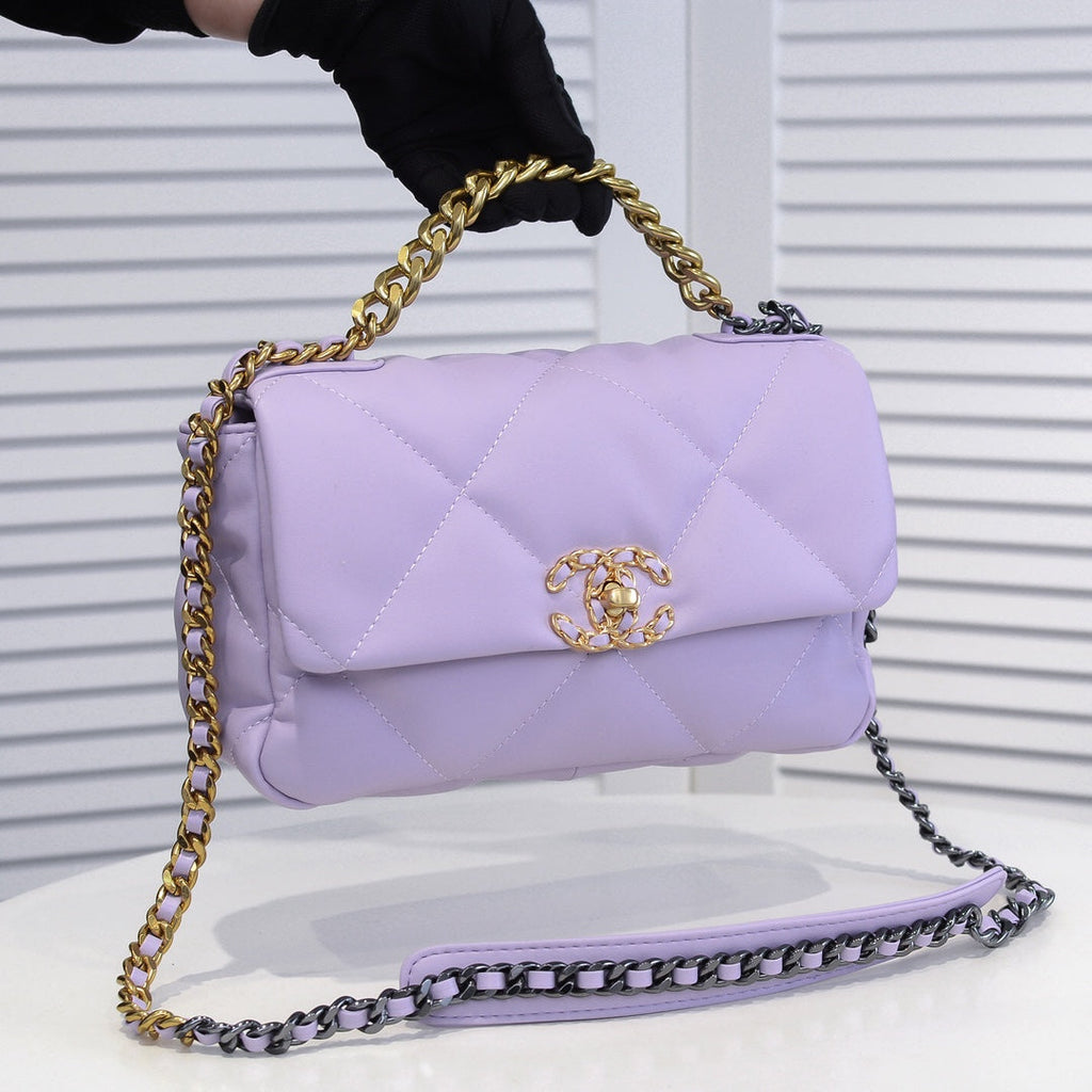 19 FLAP BAG 26CM 9010 PURPLE