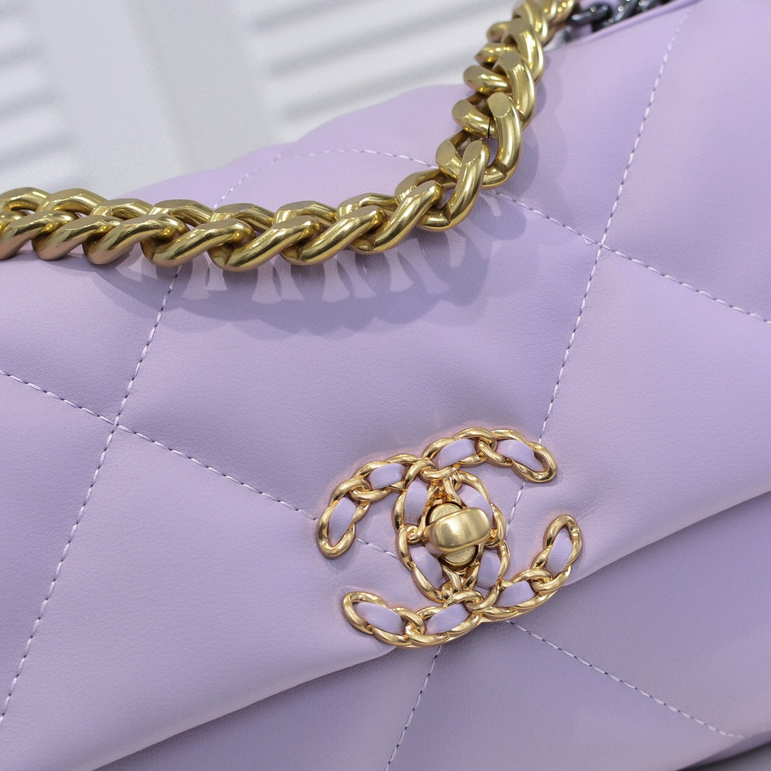 19 FLAP BAG 26CM 9010 PURPLE