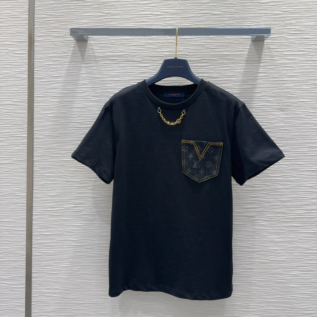 LV T-SHIRT BLACK 290187