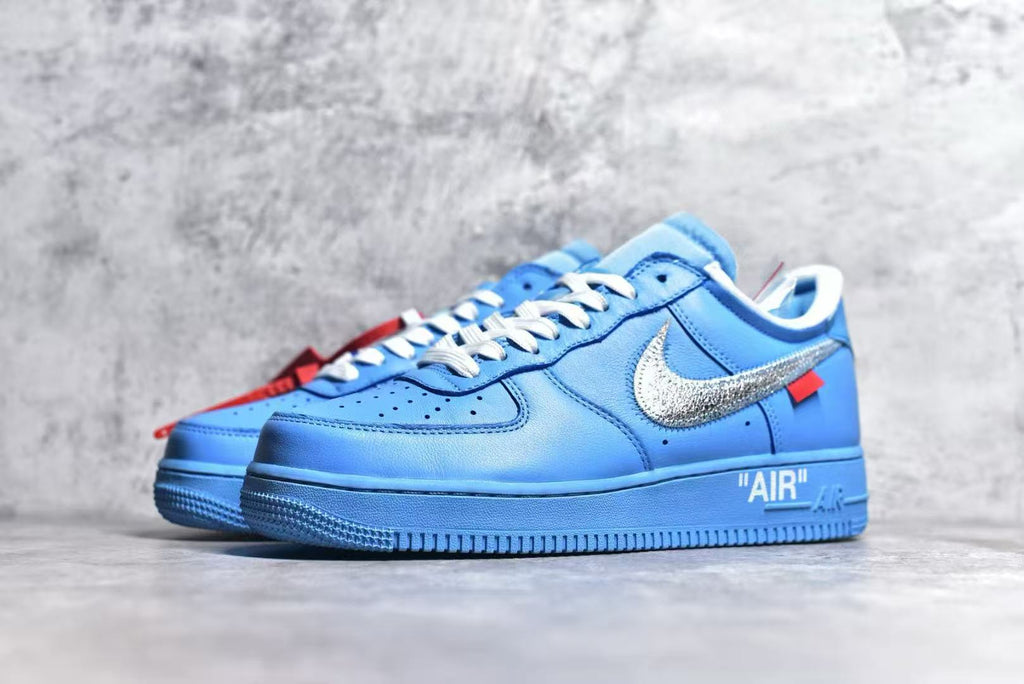 NIKE AIR FORCE 1 LOW OFF-WHITE MCA UNIVERSITY BLUE SNEAKERS
