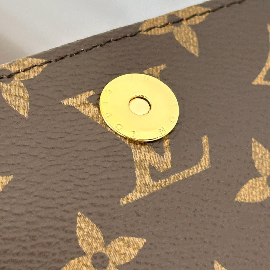 LV RECITAL SHOULDER BAG 21 IN BROWN MONOGRAM CANVAS