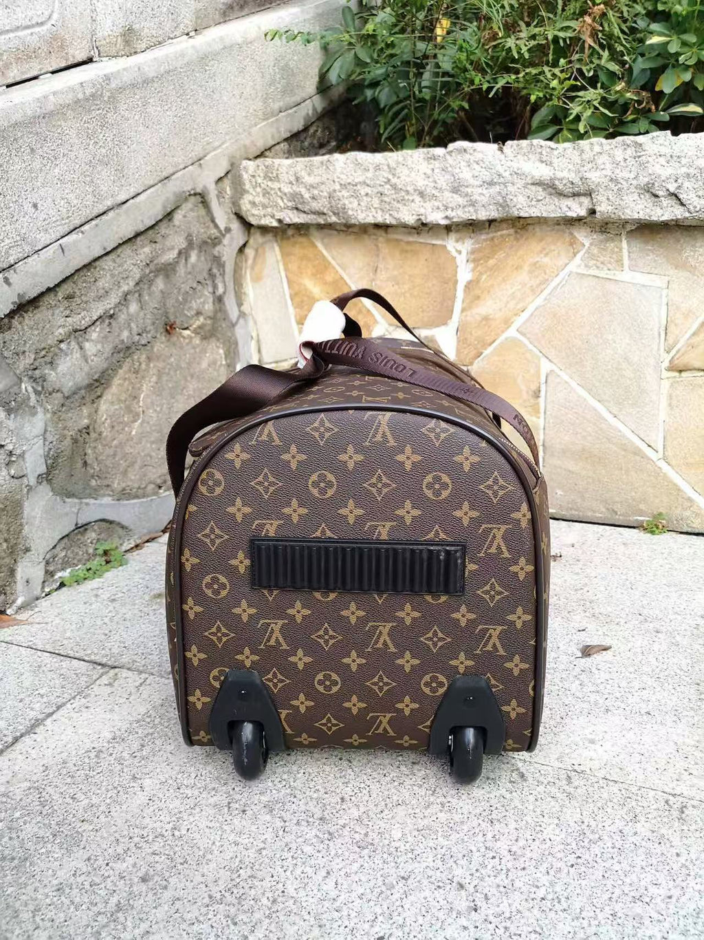 LV 55 SUITCASE IN BROWN MONOGRAM CANVAS