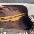 STEPHEN SPROUSE MONOGRAM GRAFFITI KEEPALL 44 IN BROWN CANVAS