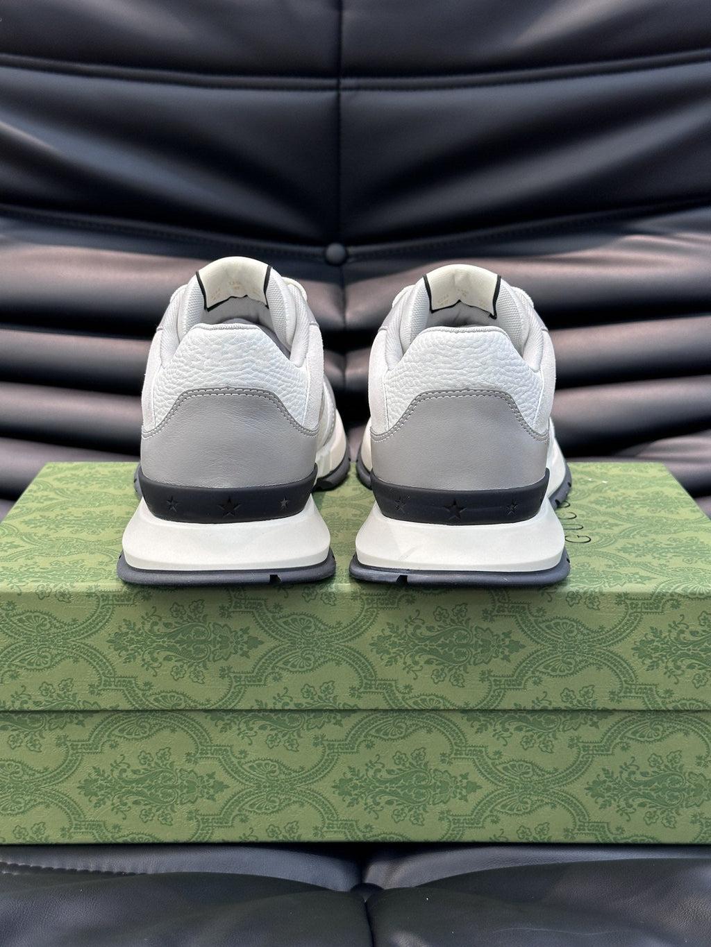 GG TRAINERS GREY WHITE
