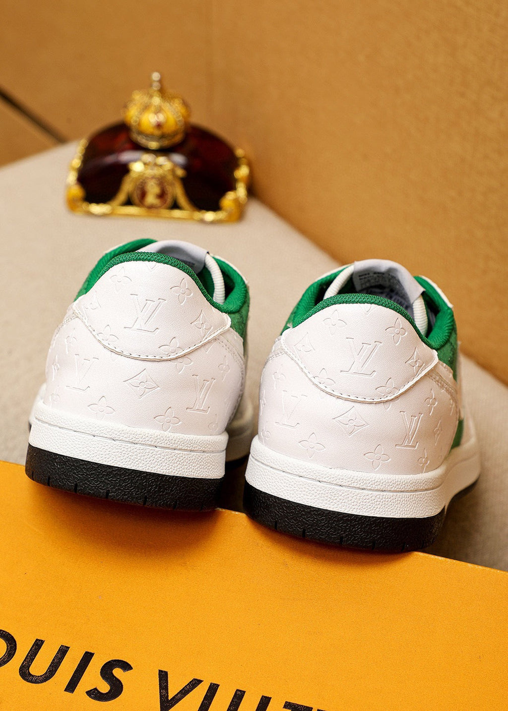 AIR FORCE LV MONOGRAM SNEAKER WHITE GREEN