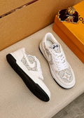 AIR FORCE LV MONOGRAM SNEAKER WHITE GREY
