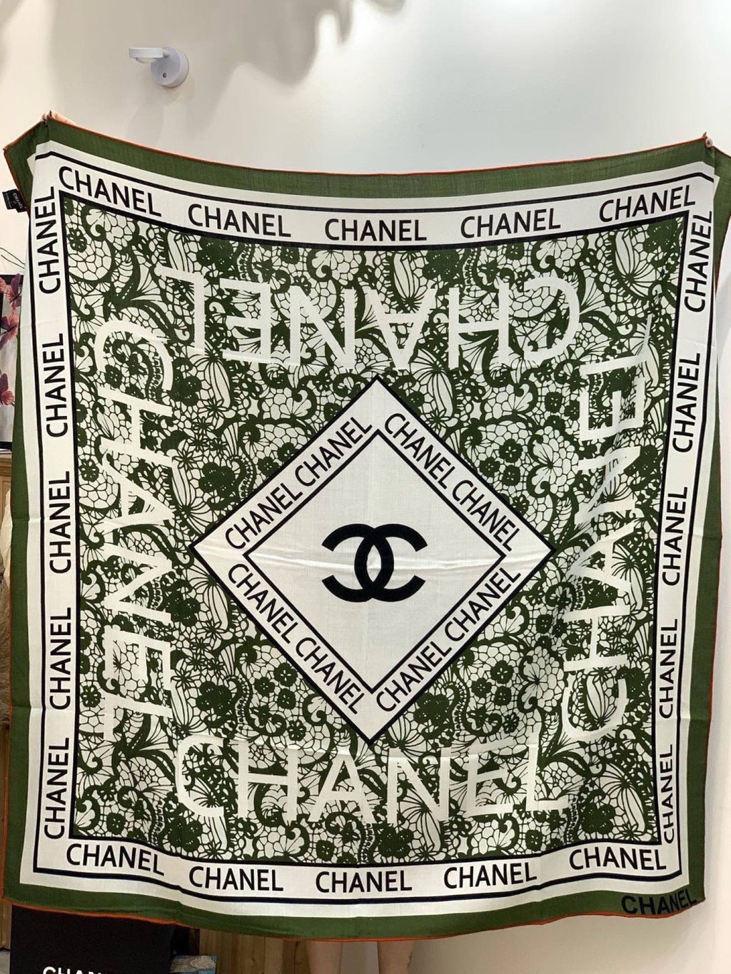 CHANEL 26S SCARF 135 IN CASHMERE AND SILK 306133