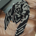 CHANEL 26S SCARF 135 IN CASHMERE AND SILK 309308
