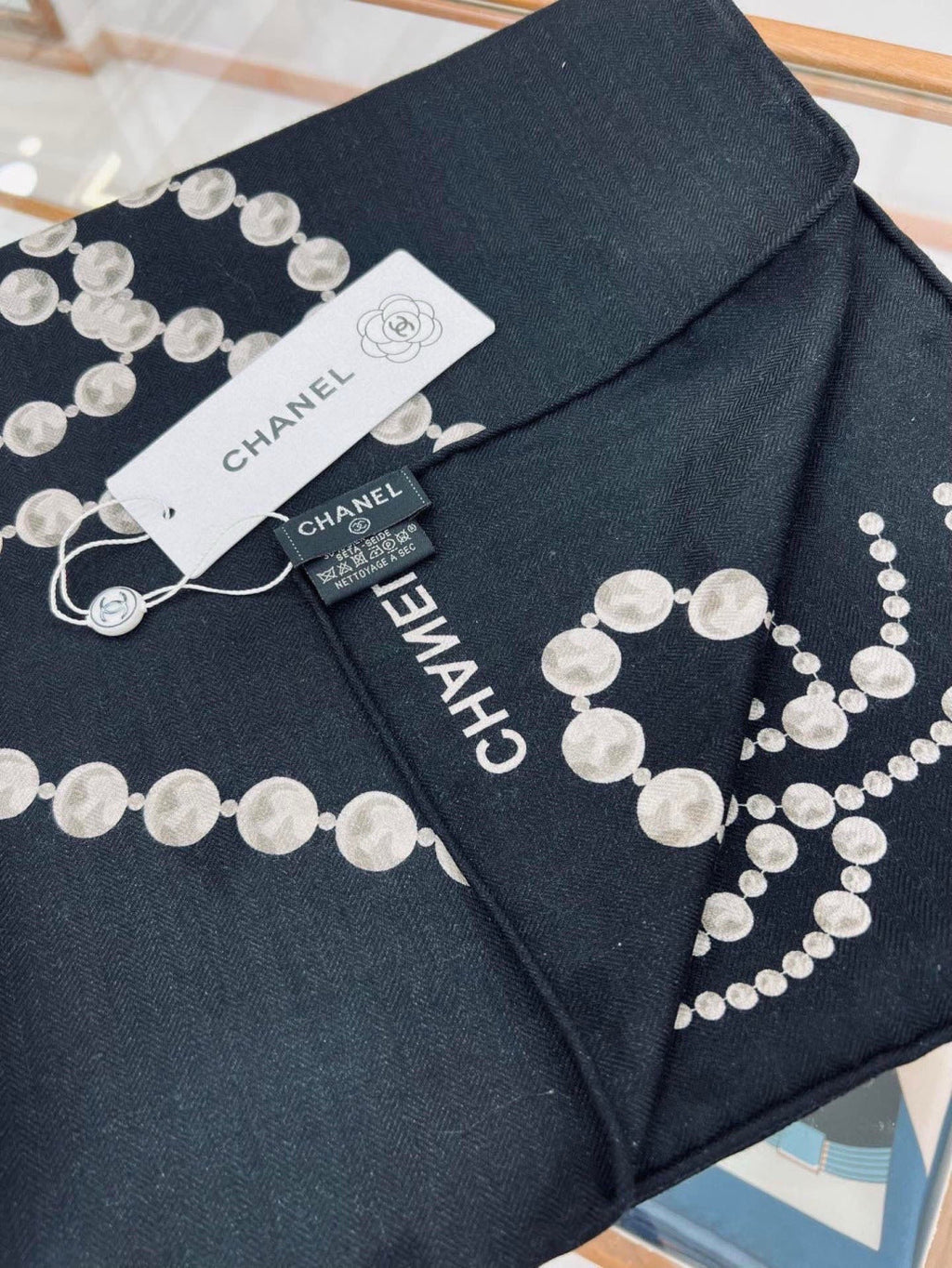 CHANEL 26S SCARF 140 IN SILK 311964