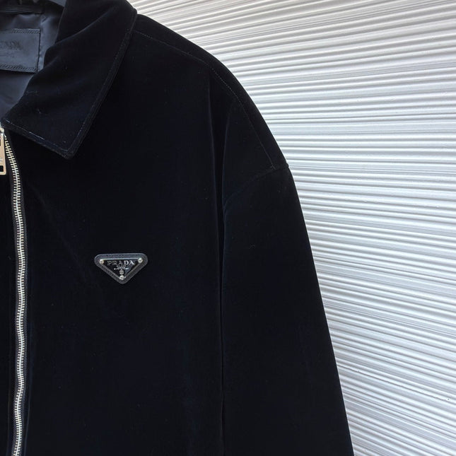 PRADA 25S VELVET JACKET 466
