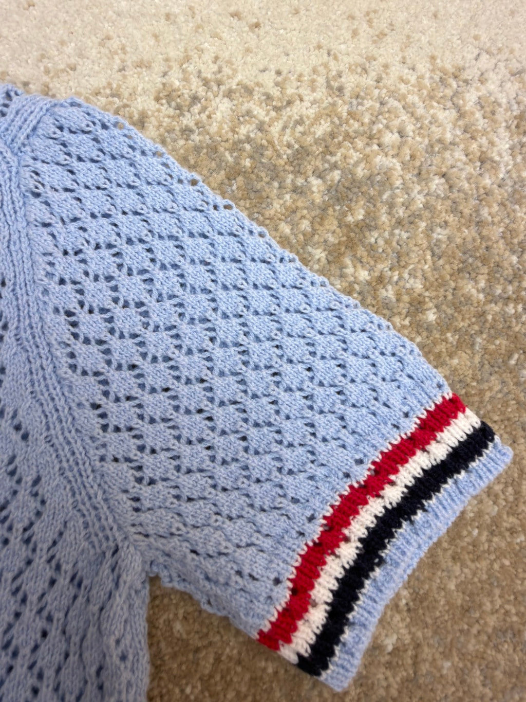 THOM 26S SHORT-SLEEVED KNIT TOP STYLE 155