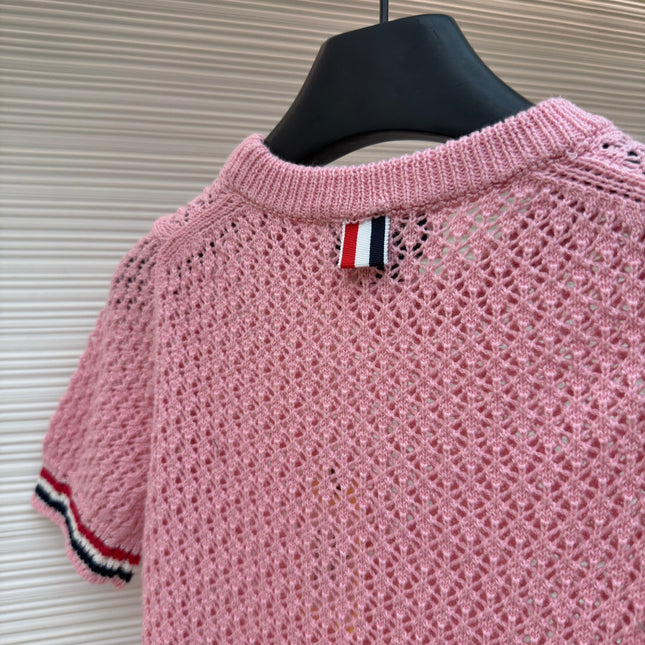 THOM 26S SHORT-SLEEVED KNIT TOP STYLE 157