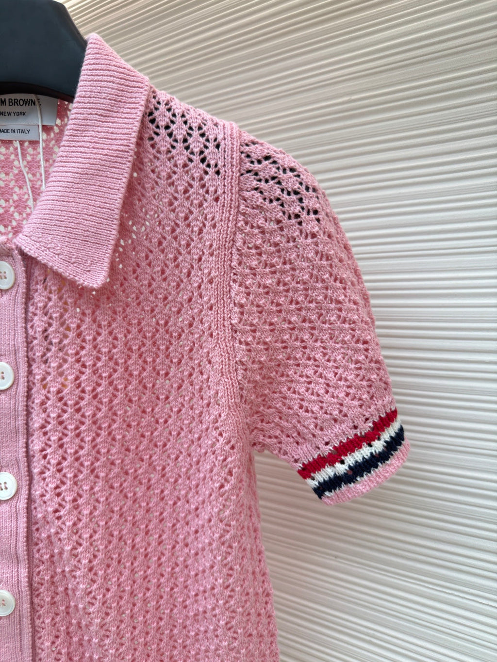 THOM 26S SHORT-SLEEVED KNIT POLO SHIRT STYLE 151