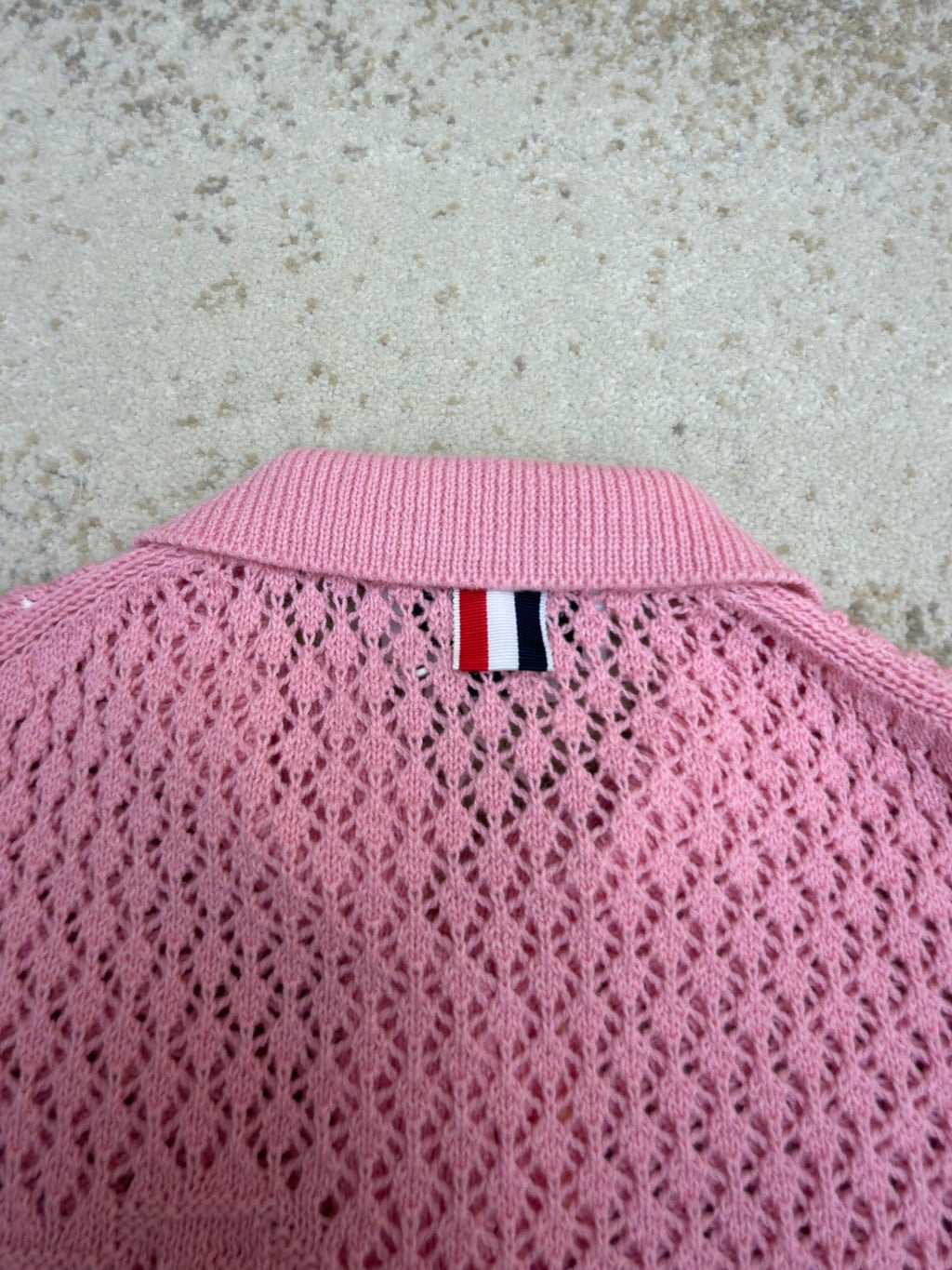 THOM 26S SHORT-SLEEVED KNIT POLO SHIRT STYLE 151