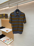 MIUMIU 26S SHORT-SLEEVED KNIT POLO SHIRT STYLE 1090