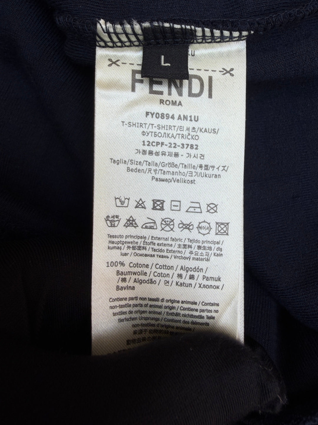 FENDI 26S SHORT SLEEVE T-SHIRT 001