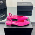 CC SLINGBACK 25S 25 MM IN PINK FABRIC